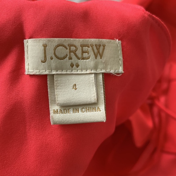JCrew scalloped top coral dress - Picture 2 of 6